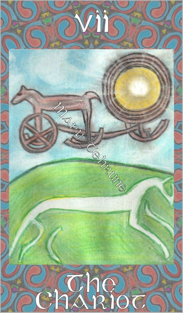 Celtic tarot card, The Chariot